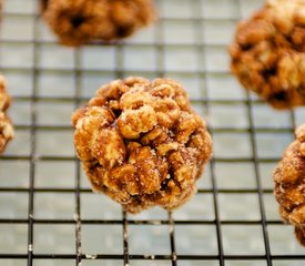 Mexican Chocolate and Spiced Christmas Popcorn Balls with Cinnamon Sugar