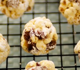 Rum and Raisin Christmas Popcorn Balls 