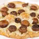 Cheesy Mushroom Pizza