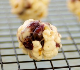 Cranberry and Ginger Christmas Popcorn Balls 