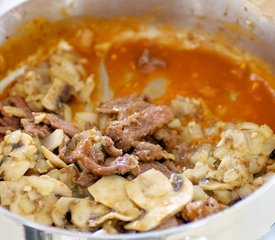 Beef Stroganoff - Russian Style