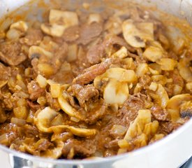 Beef Stroganoff - Russian Style