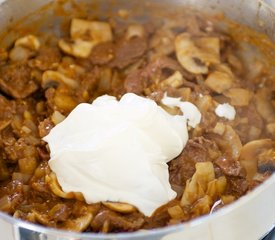 Beef Stroganoff - Russian Style