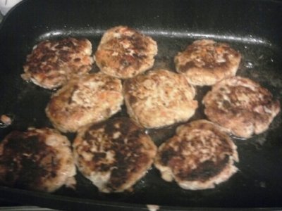 Ground Turkey and Veggie patties