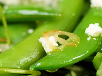 Sugar Snap Watercress Salad with Warm Sesame Dressing