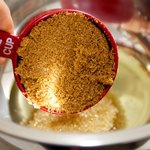 Add the brown sugar.