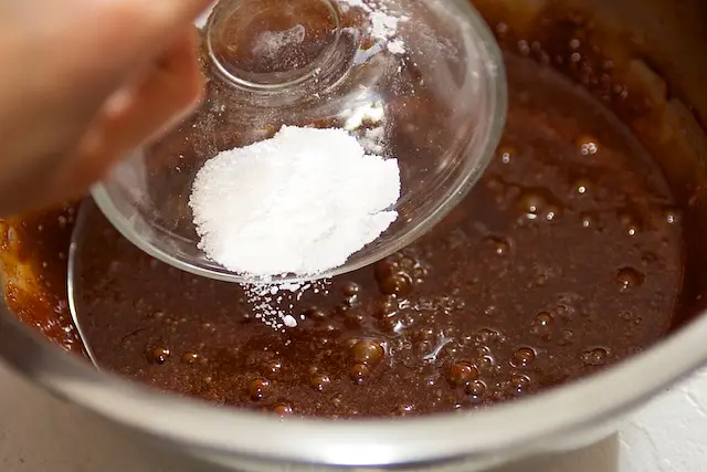 Add the baking soda, salt,