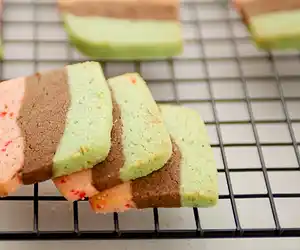 Holiday Spumoni Cookies