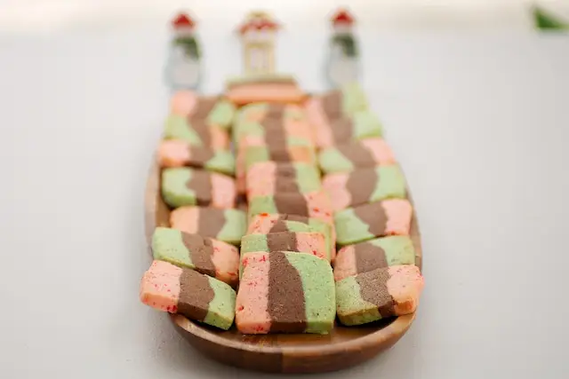 Holiday Spumoni Cookies