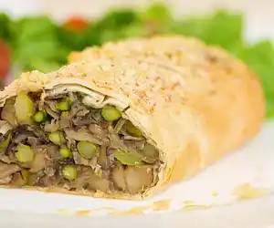 Asparagus & Mushroom Strudel