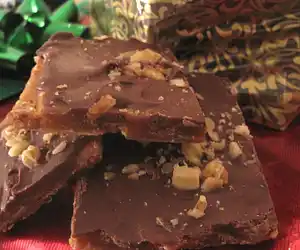 Saltine Candy with Chocolate & Nuts