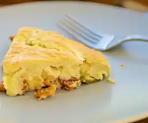 Impossible Breakfast Bacon Pie For Two