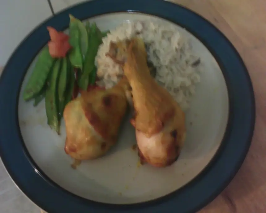 Curried Chicken Legs