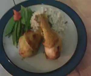 Curried Chicken Legs