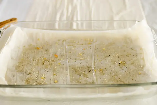 Put another 6 sheets of Phyllo, 