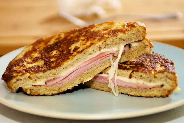 Low Fat Whole Wheat Monte Cristo Sandwich