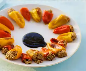 Mediterranean Stuffed Sweet Baby Peppers