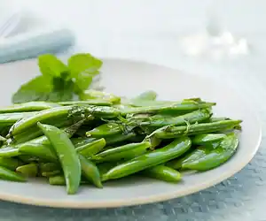 Sugar Snap Peas with Mint