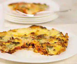 Vegetable Frittata with Cheese