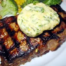 Beef Tenderloin with Gorgonzola Nut & Herb Butter
