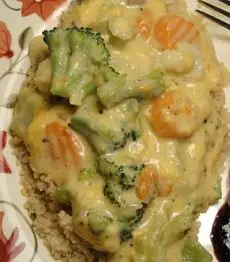 Susie's Low Fat Cheesy Veggie Bake (Crockpot)
