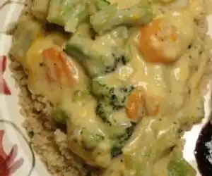 Susie's Low Fat Cheesy Veggie Bake (Crockpot)