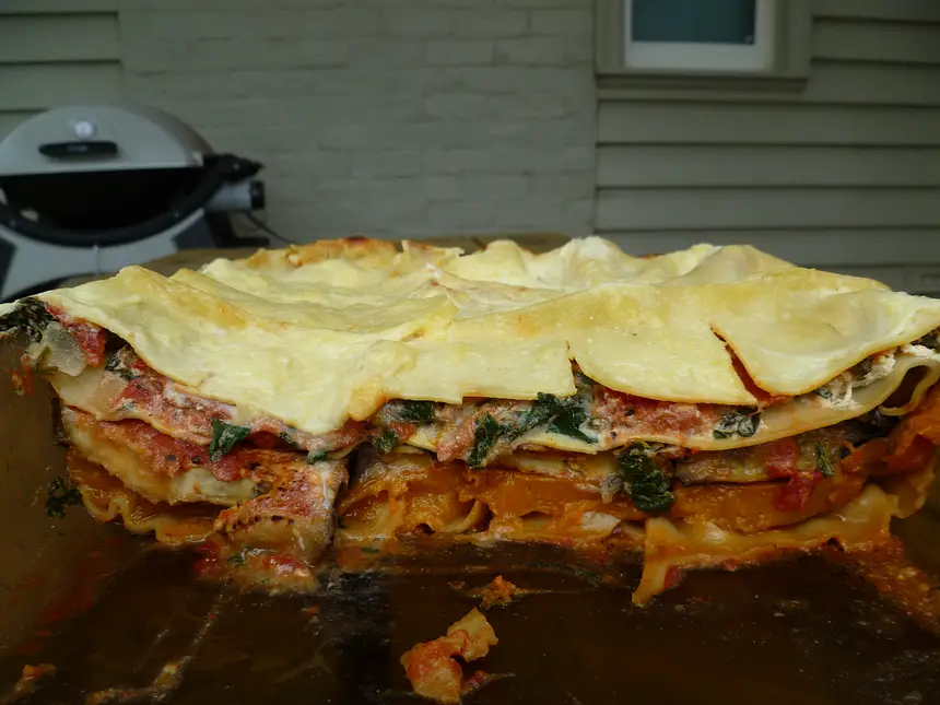 So Yummy Vegetarian lasagna