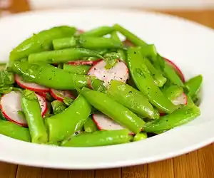 Snap Pea Salad with Radish & Lime