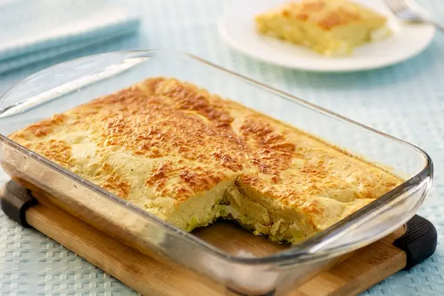 Hope's Biquick Leek Quiche