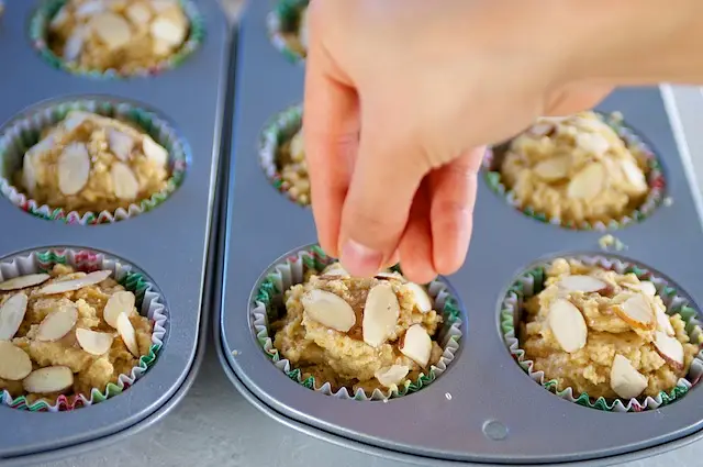 then sprinkle the turbinado sugar on top. 