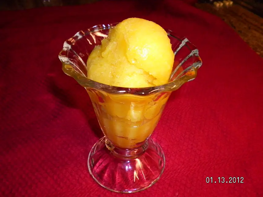 Mango Sorbet Mixture