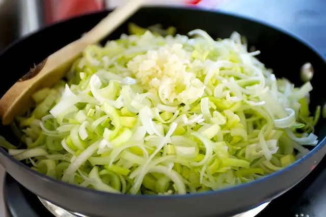 Time to cook leeks.
