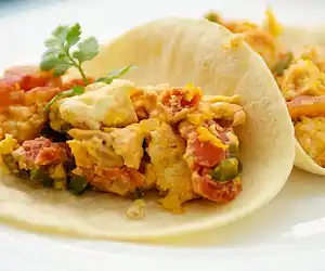 Huevos Revueltos a la Mexicana (Mexican Scrambled Eggs)