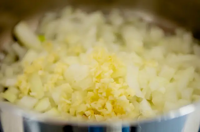 Time to cook the vegetables.
