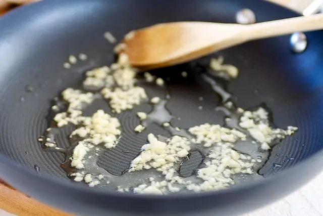 Next cook mushrooms.
