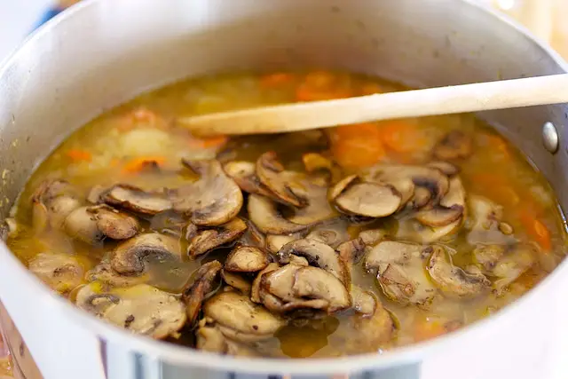 Stir into the soup.