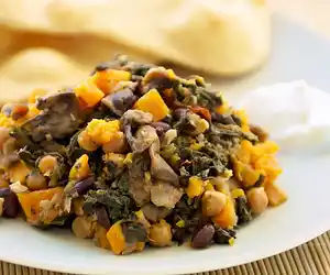 Indian Spiced Two Beans & Sweet Potato Crock Pot