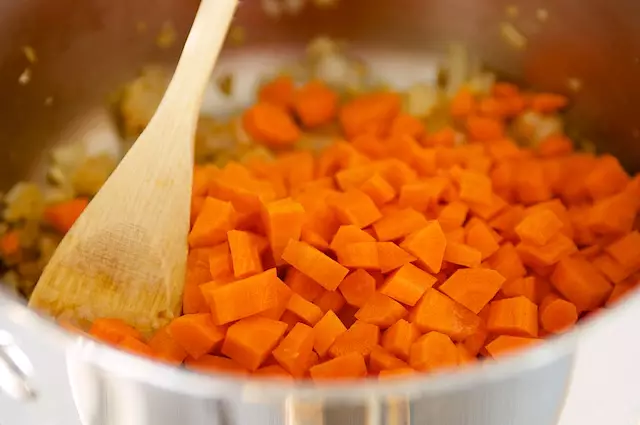 Add the carrots.