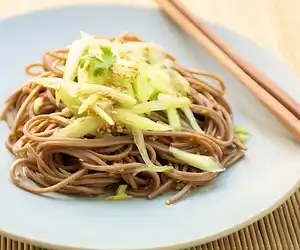Sunomono or Japanese Noodle & Cucumber Salad