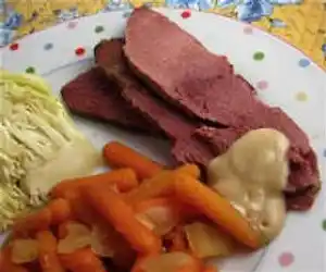 Crockpot Corned Beef and Cabbage