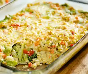 Three Cheese Broccoli Mac & Cheese