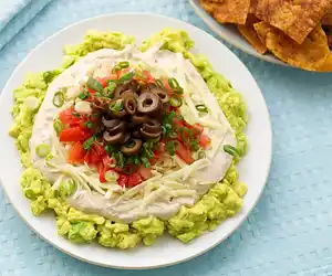Aztec Pyramid Avocado Dip
