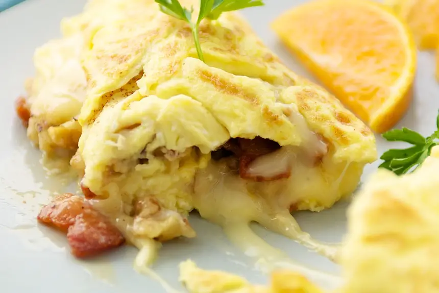 Brie & Bacon Omelet