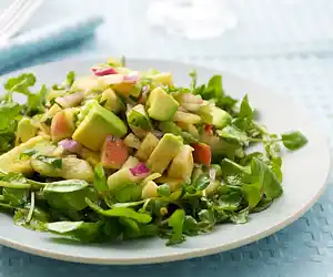 Avocado & Watercress Salad with Soy Dresssing