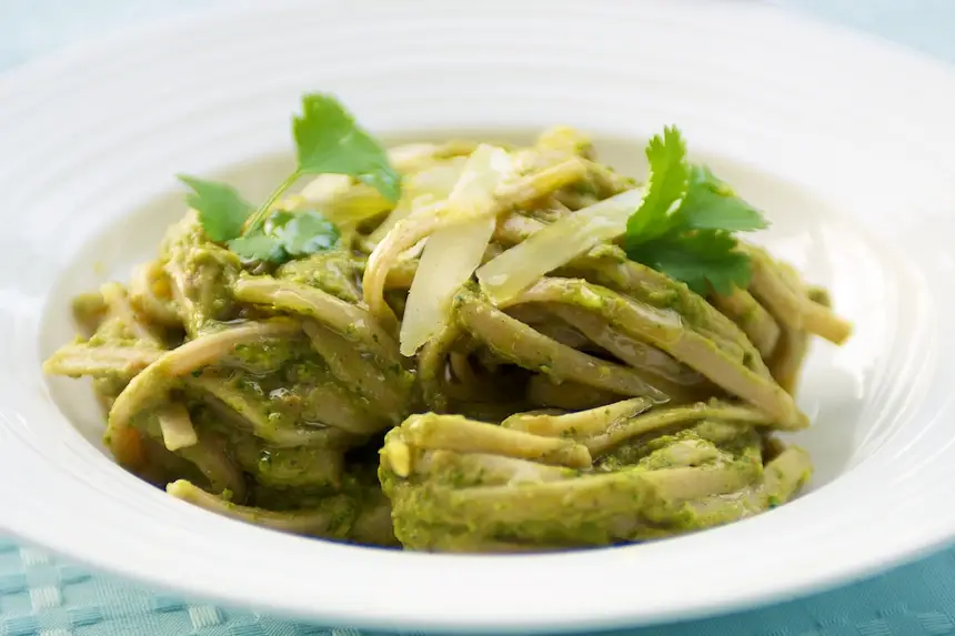 Pasta with Creamy Avocado Pesto