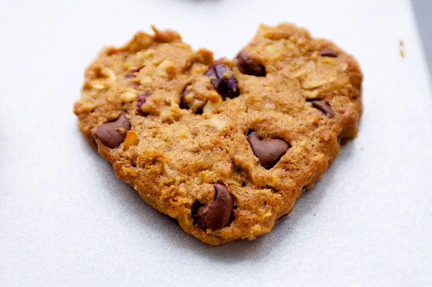 Valentine's Day Chocolate Chip & Peanut Butter Cookies