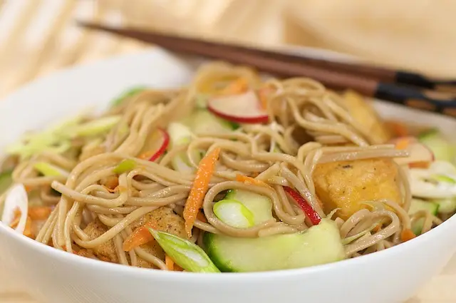 Cold Soba Noodle Salad