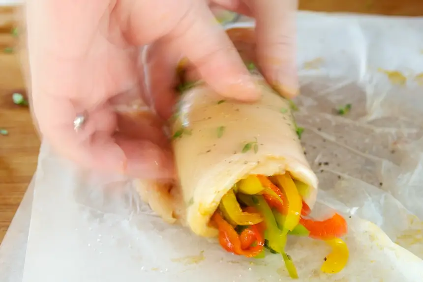 Roll as tightly as possible