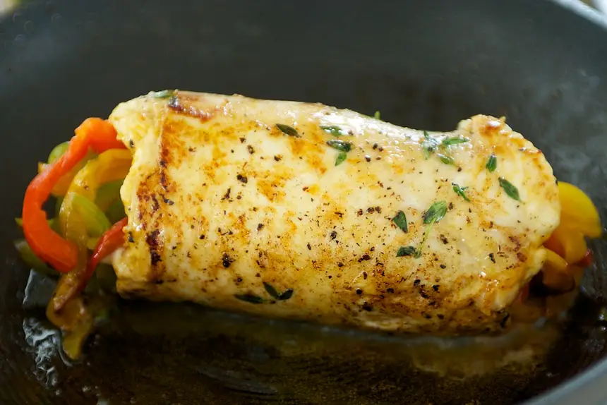 Look for a good sear and carmelization