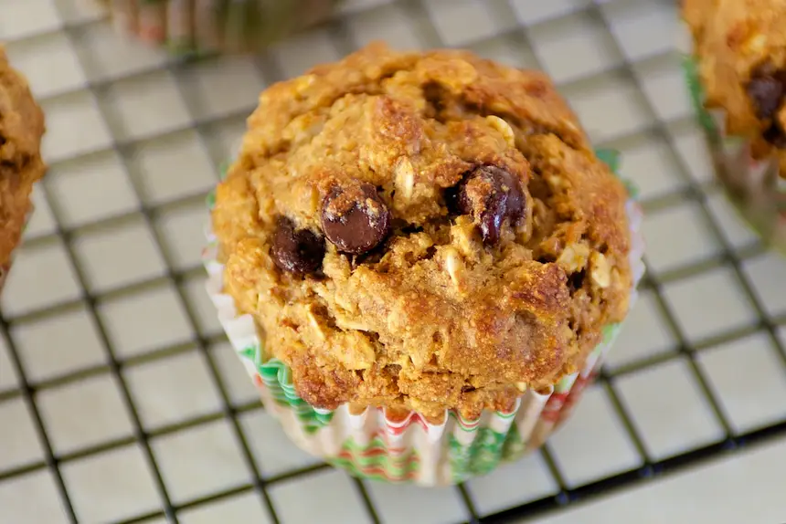 Banana Chocolate Chip Yogurt Muffins